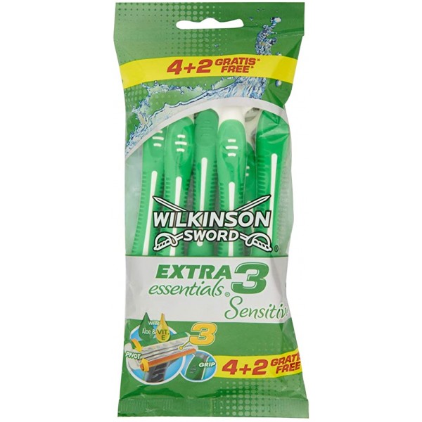 WILKINSON EXTRA3 ESSENTIAL 4+2