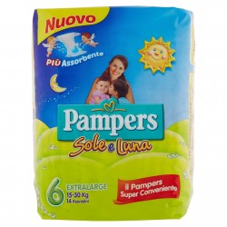 PAMPERS SOLE&LUNAEX.LARG.X14