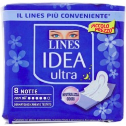 LINES IDEA ULTRA NOTTE ALI CONFEZIONE DA  8