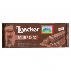 LOACKER WAFER DOUBLE CHOCOLATE 175 GR