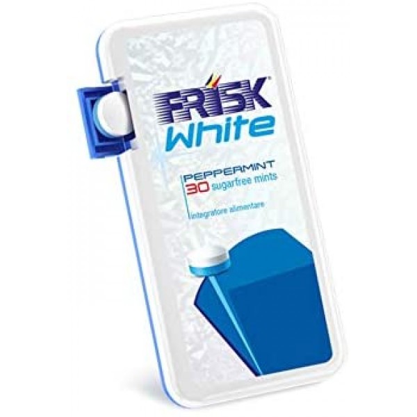 FRISK WHITE TIN BOX X 12      