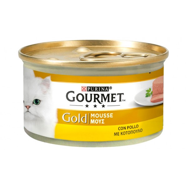 GOURMET GOLD MOUSSE POLLO GR85