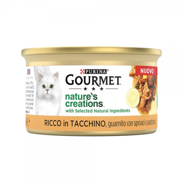 GOURMET NATURE RICCO IN TACCHINO GR 85