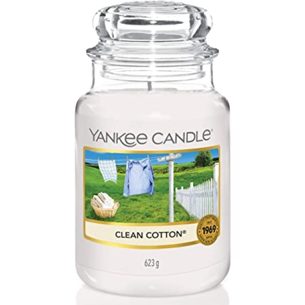 YANKEE CANDLE (GIARA GRANDE)-CLEAN COTTON